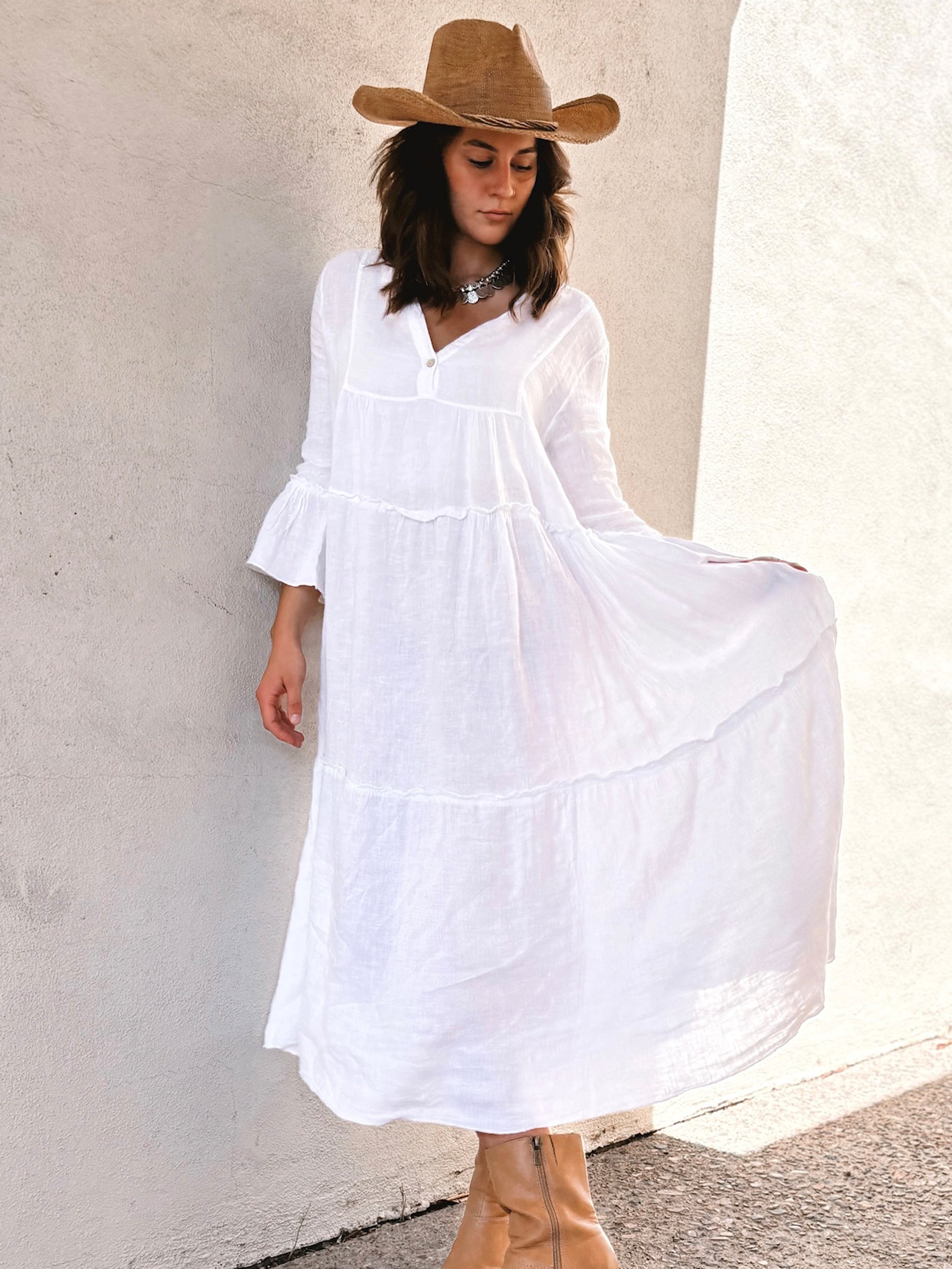 adele linen slip dress Adele Linen Maxi Dress